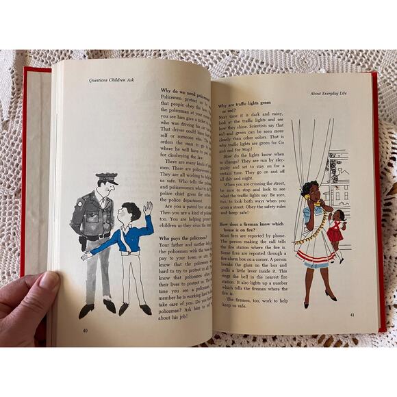 Vintage 'Questions Children Ask' Hardcover Book: 1982 Educational Science - Picture 6 of 9